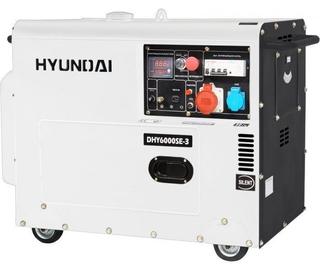 Дизельный генератор HYUNDAI DHY 6000SE-3